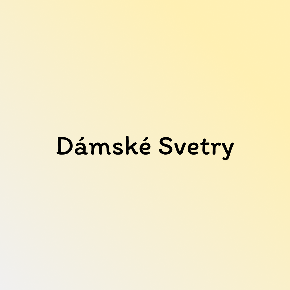 Dámské Svetry